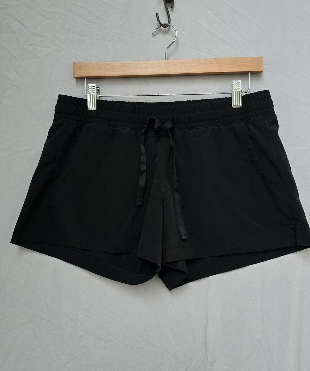 Old Navy Shorts Womens Small Black Running GO-DRY Active Elastic Waist Athletic